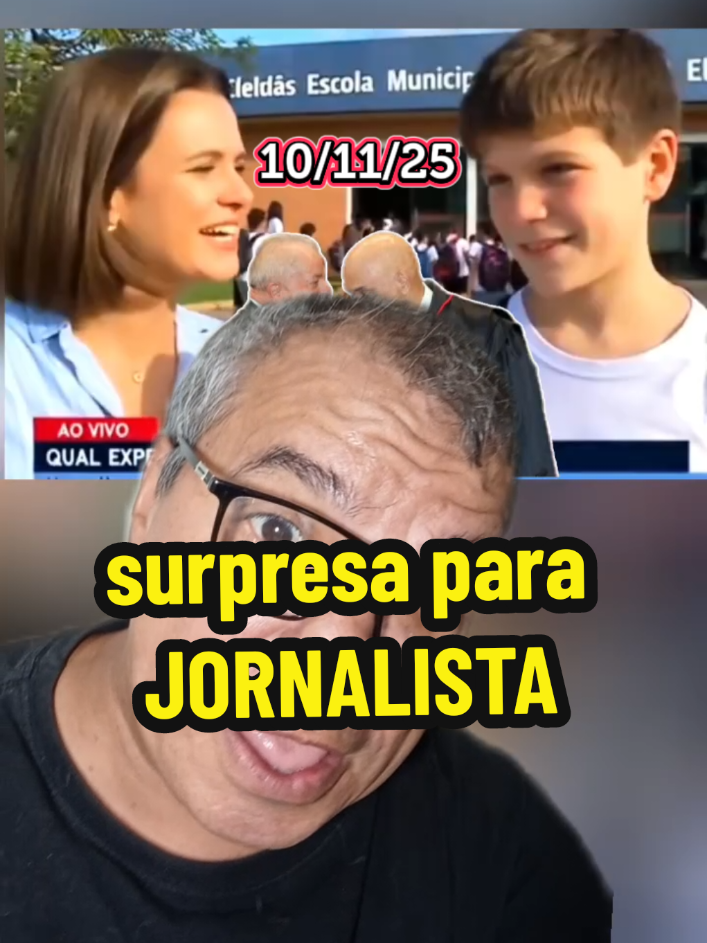 Jornalista fica na maior saia justa com resposta de estudante 