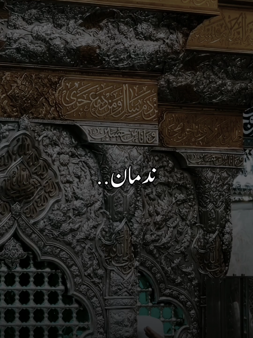 ندمان.. هالمرة اجيتك سيدي ورايد تنجيني ندمان.. اقبلني وأغفر لي ذنوبي البينك وبيني ندمان.. ومحلفك بدمعة عليلة تصيح تانيني . . . #محمد_باقر_الخاقاني #اللهم_عجل_لوليك_الفرج #اللهم_صل_على_محمد_وآل_محمد #كربلاء_الحسين #العتبة_الحسينية_المقدسة 