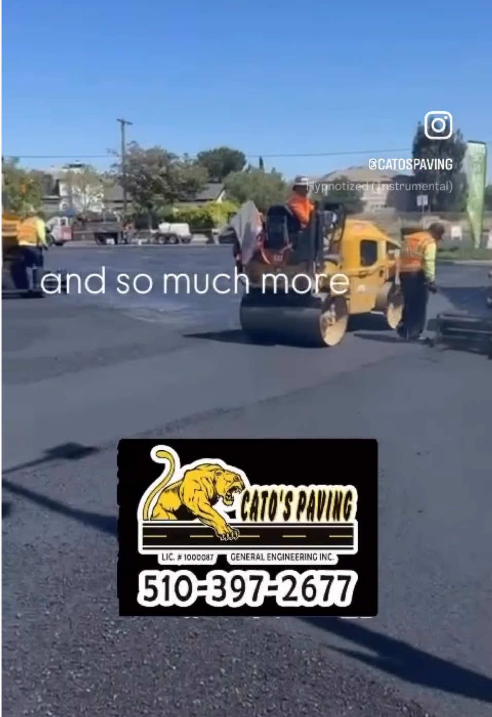 Paving the SF Bay Area 🚧 #catospaving #bayareaconstruction #pavementmaintenance #asphaltpaving 