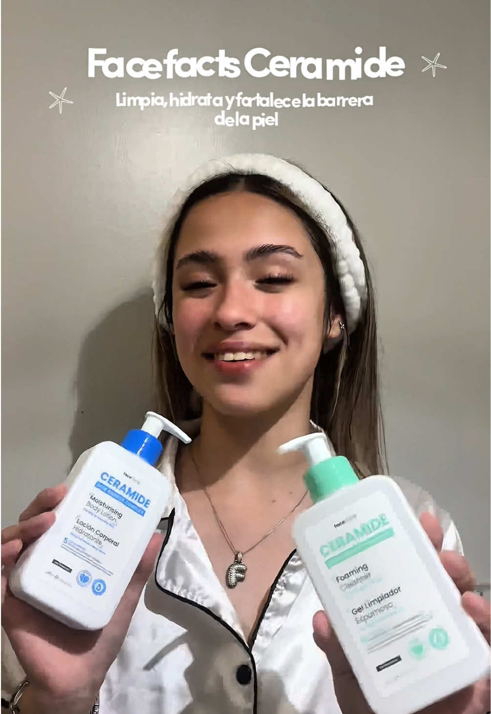 Mi flaco puede decirme ‘vamos de viaje’ o ‘te invito una cita’ y está todo bien… pero lo que realmente me alegra el día es saber que mi piel sigue hidratada y feliz con Facefacts Ceramide!! 🙂‍↕️💗⭐️  #FacefactsCeramide #girlys #Skincare