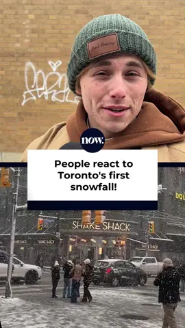 Love it or hate it, winter has officially arrived in #Toronto! Here's what some locals have to say about the city’s first snowfall ahead of the season. ❄️