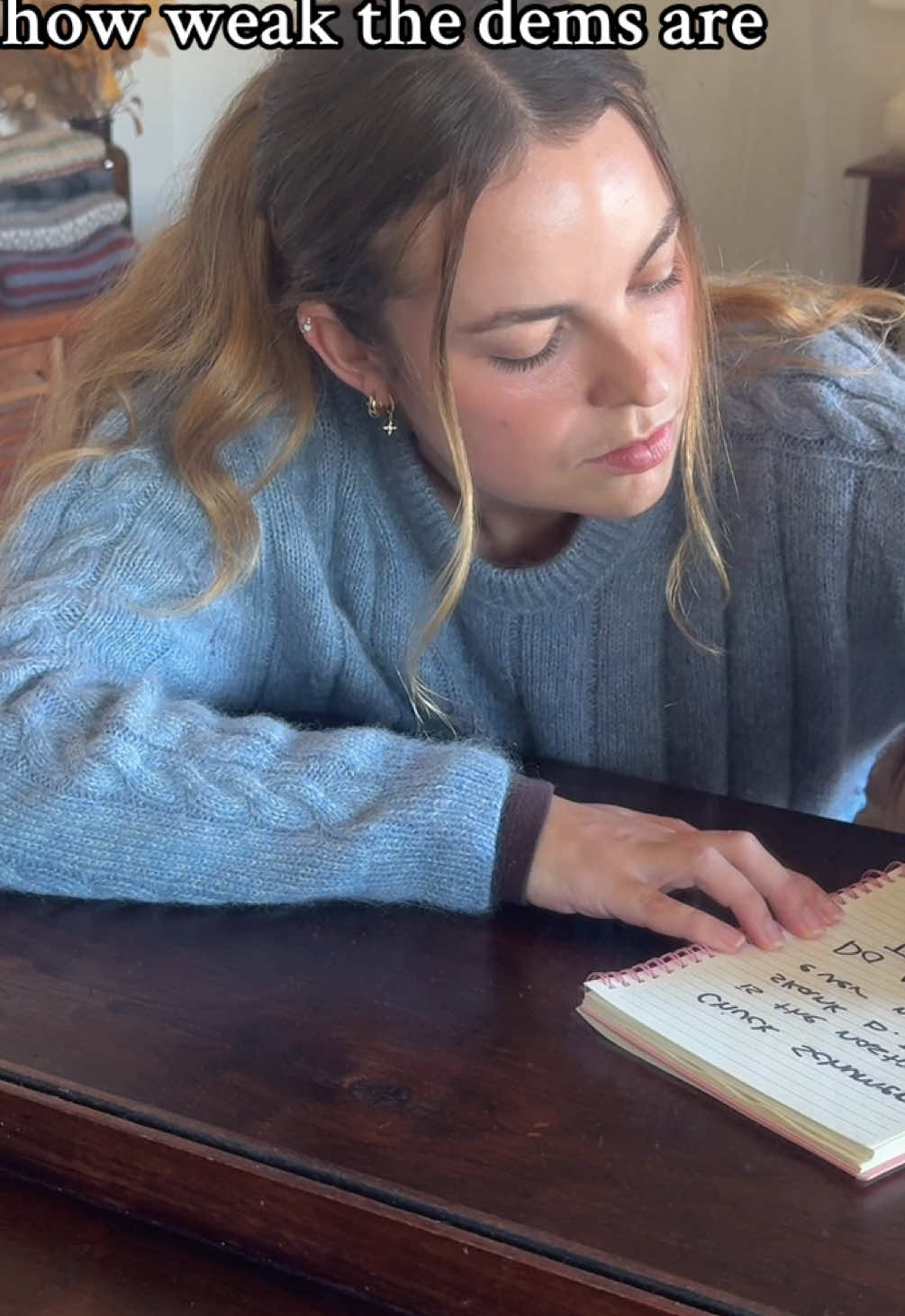 schumer can’t sit with us #lefty #knitting #democrats #shutdown #politicalsatire 