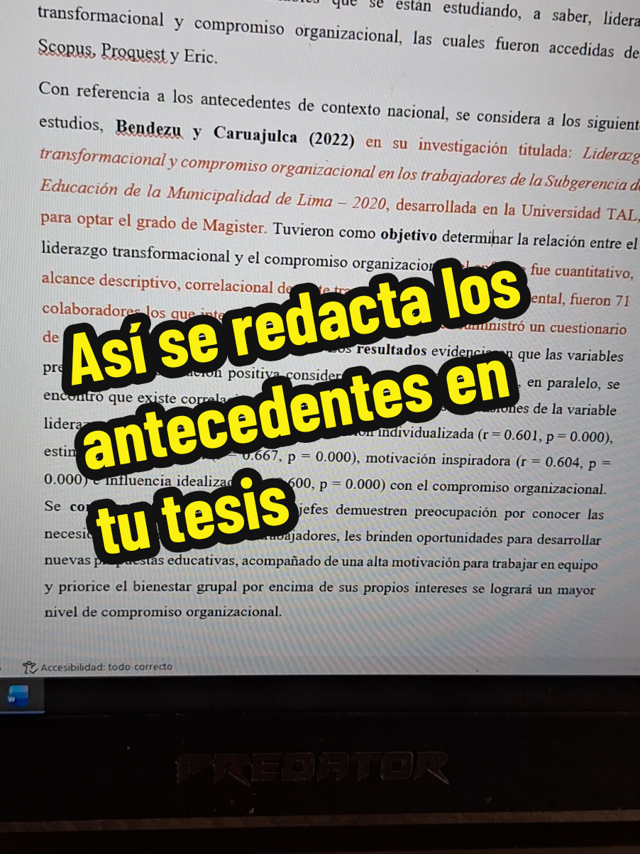 Antecedentes de tesis, aprende como redactarlos, considera solo las partes más importantes y presenta tu tesis sin problemas #tesis #comohacerlatesis #tesisuniversitaria #tipstesis #tesista 