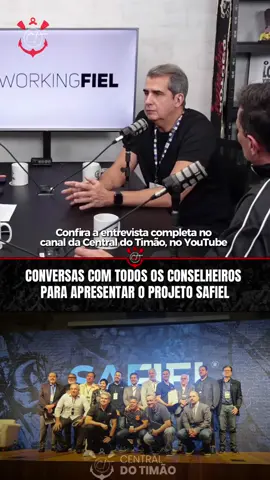 Conversa com conselheiros 🏴🏳️ Durante a entrevista para a Central do Timão, Eduardo Salusse, um dos idealizadores do projeto SAFiel, revelou que aguarda uma reunião para apresentar o modelo a todos os conselheiros do clube. ⚠️ Entrevista completa disponível no canal da Central do Timão, no YouTube! #timao #sccp #corinthians #foryou #coringao 