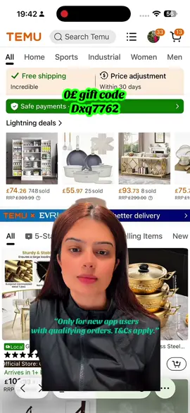 Can’t get enough of Temu — it’s my little happiness in every parcel!  Code: dxq7762 for #temu £0 🎁 🔗 in bio.  (Only for new app users with qualifying orders. T&Cs apply. Minimum order amount applies）