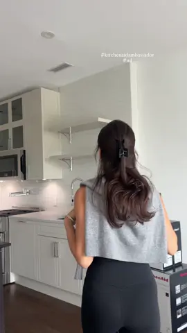 I must be dreaming!! #kitchenaidambassador #ad new kitchen meets the @KitchenAid Porcelain White colorway🤍🍁🍂 hello chic, streamlined countertops and new beginnings!