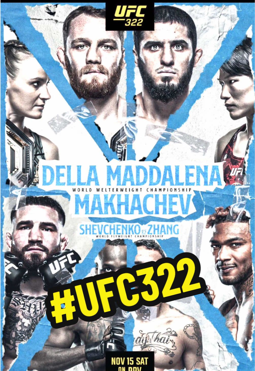Semana de #UFC322 🗽🔥 #IslamMakhachev #JackDellaMaddalena #UFC #MMA 