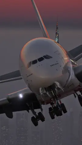 A380 Emirates in Dubai #aviation #emirates #dubai #viral 
