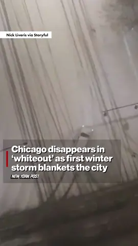 Chicago woke up to its first major winter blast as lake-effect snow blasted the city overnight, dropping visibility and icing roads.