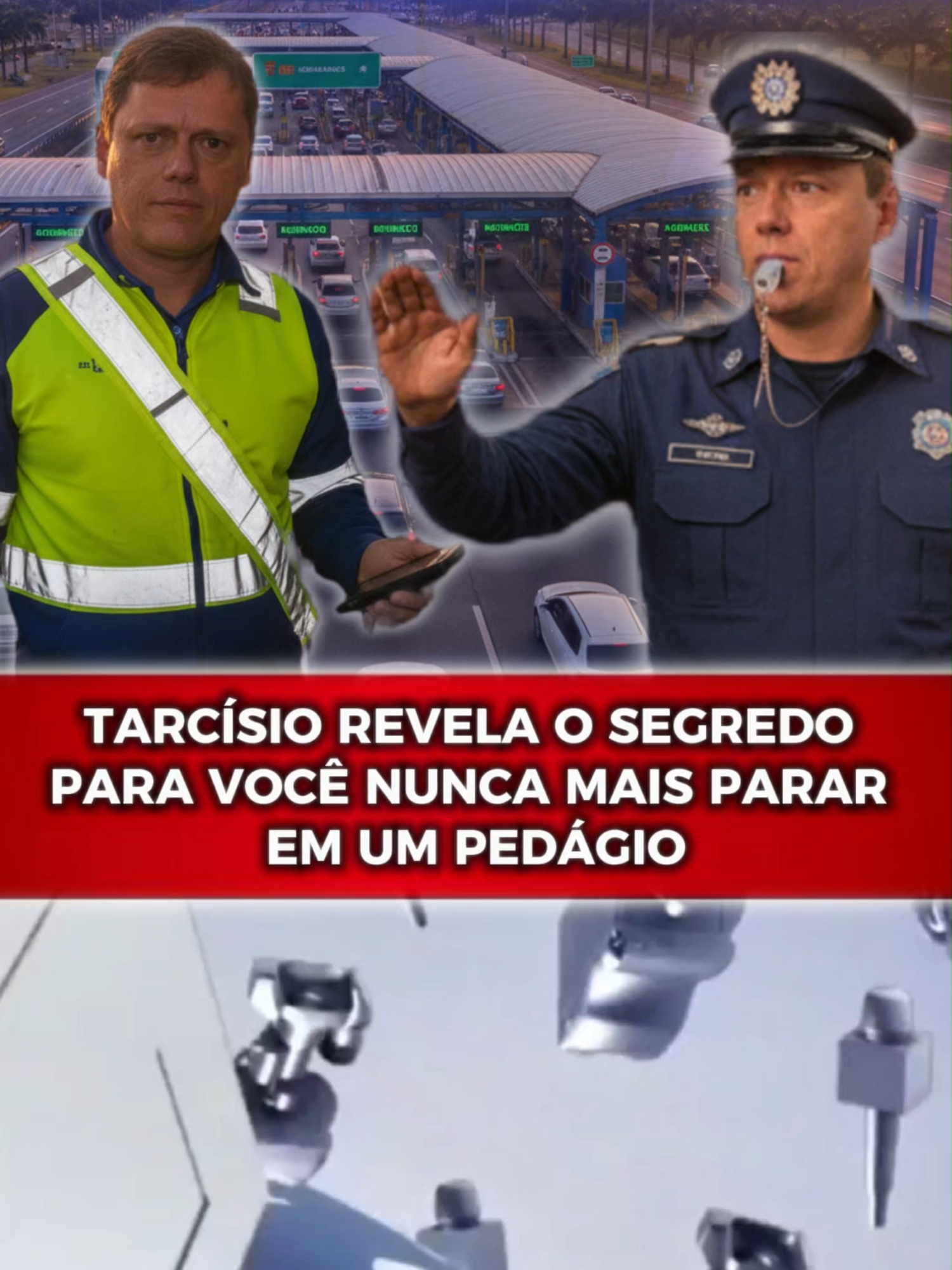 Adeus, pedágio! Tarcísio anuncia o sistema que vai acabar com as cancelas em SP. A oposição vai criticar. Gostou da novidade? 👇 #tarcisiodfsp #tarcisiodefreitas #tarcisiocortes #Direita #Pedagio @tarcisiogdf