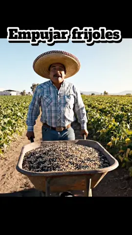 Me encanta empujar los frijoles. 