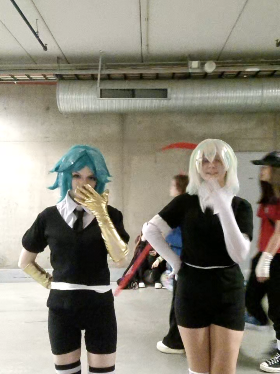 dia is @AdiCos 🥹🥹 #phoscosplay #hnk #housekinokuni #landofthelustrous #diamondcosplay 