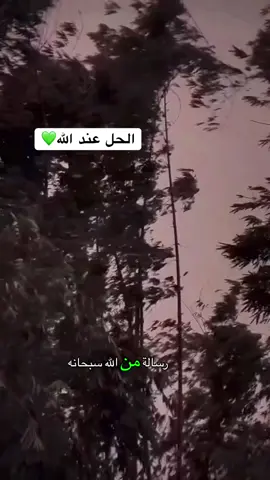 الحل عند الله#اليقين_بالله #fyp #حسن_الظن_بالله #مشاهدات100k🔥 #الله @sihame_home @David Beck @Mr.Mobile  