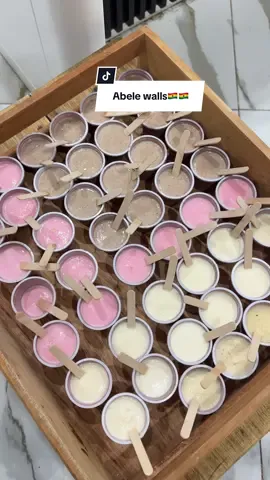 My loves! Do you know you can start an Abele Walls Ice cream Business after watching this video? Abele walls is a local Ghanaian 🇬🇭ice cream that's very chewy and milky. It's unique because of its chewy taste which is derived from the corn starch or flour addition! Try it my African family❤️ Ingredients: 	•	1 ½ cups corn starch 	•	8 cups water 	•	¼ cup margarine 	•	2 cups milk powder 	•	2 cups warm water ( for mixing) 	•	1 tin large evaporated milk (about 1½ cups) 	•	½ cup condensed milk (add more if you love it sweeter) 	•	½ cup sugar (adjust to your taste) 	•	2 extra cups warm water Method 1️⃣ Mix corn starch with the 8 cups of water and cook till it thickens. 2️⃣ Add margarine and stir till smooth. 3️⃣ In a separate bowl, mix milk powder with 2 cups of water. 4️⃣ Add evaporated milk, condensed milk, and the remaining 2 cups of water. 5️⃣ Pour in the cooked corn starch mixture and mix till fully combined. 6️⃣ Add your favorite flavor, pour into cups or moulds, and freeze #FoodTiktok #TikTokAwardsSSA #viral #foryou #fyp 