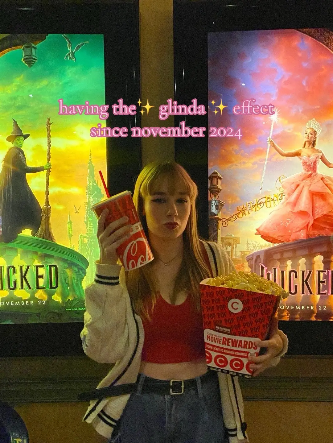 pink everything 😻  #wicked #glinda #arianagrande #wickedforgood #cynthiaerivo 