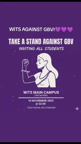 An EFFYC SRC Member, Musawenkosi Mavuso allegedly graped a female student at the Computer Lab, on the East Campus of the University of Witwatersrand about ±48 hours ago. It is alleged that this is not the first time he is being accused of such and that the institution has allowed him to walk around campus without any investigations being held. As a female student of this institution, I will not keep quiet as many of us do feel unsafe that such has transpired on campus. NOT WITH OUR SISTERS!💜 @womenforchange.sa  #gbv #fyppppppppppppppppppppppp #witsuniversity #trendingvideo #southafrica 