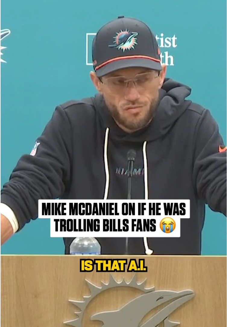 won't confirm or deny 😂 #mikemcdaniel #miamidolphins #nfl 