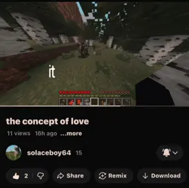 missing what we once had - credit to @solaceboy64 on youtube #Minecraft #Love #fyp #hope #relationships 