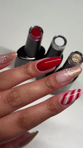 Some Xmas inspo for your next set ❤️❄️ Using @Bluesky Cosmetics UK HQ  Code: ARI10 for ££ off  #nailinspo #nailart #nailday #fyp #blueskycosmetics 