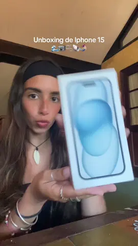 El color 🐚🌊🫧🧜🏻‍♀️ #iphone15 #apple #unboxing 