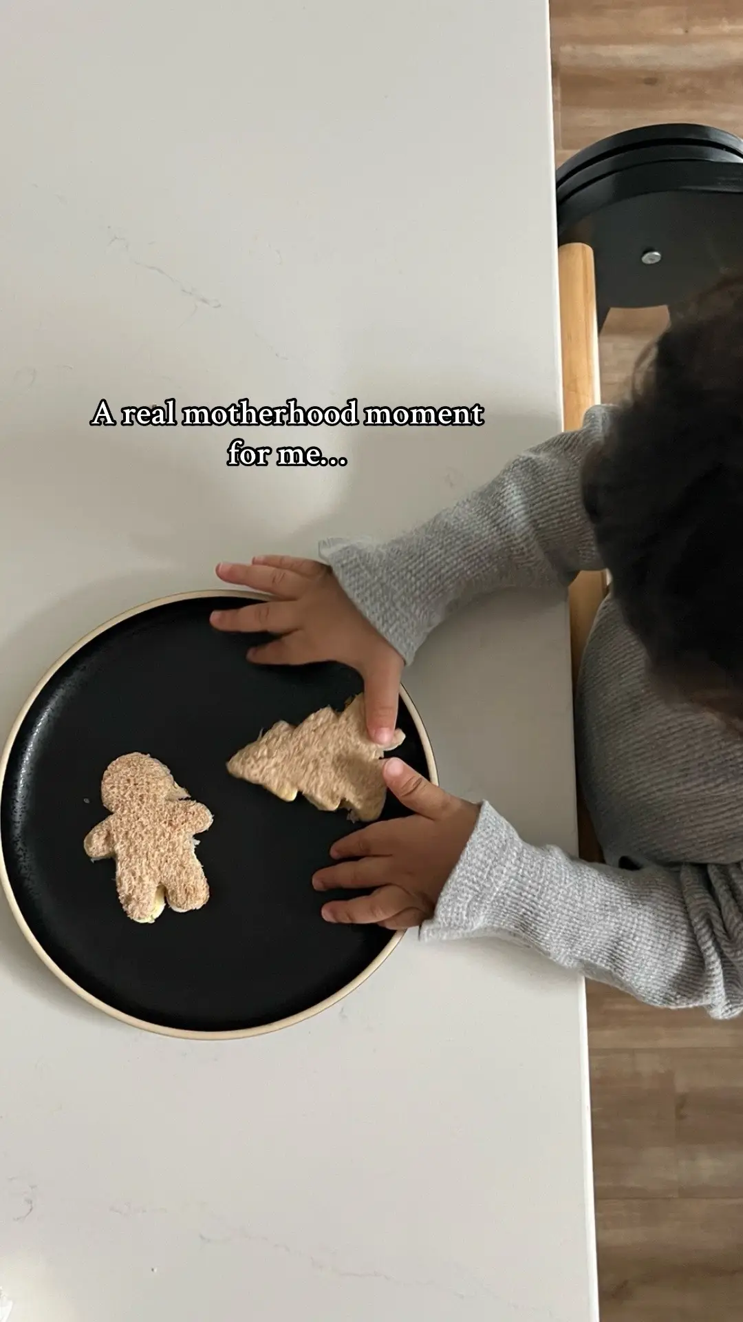 Every day we try to find something fun to incorporate in our meal time, whether that’s helping in the kitchen, making new shapes, or baking a new recipe. I’m responsible for his childhood and that the biggest most important job I have right now. 