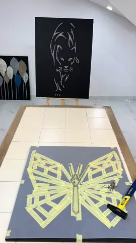 لوحة الفراشة الوان باردة#ترند #fyp #tiktok 