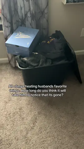 Removed everything he loved. Waiting to see when the meltdown starts #caughtcheating #cheater #cheatinghusband #tinder #husband 