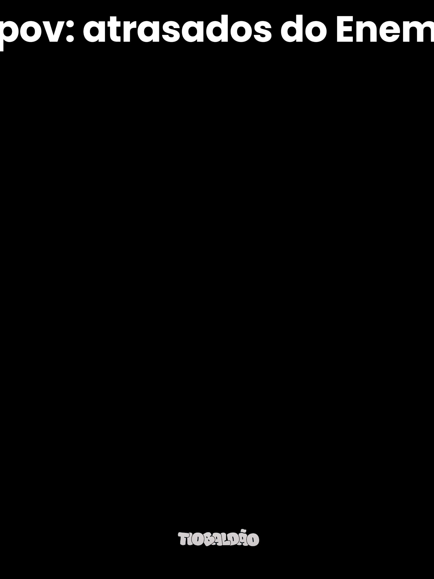 ela chegou atrasada kkkk l #engraçado #humor #enem #memestiktok #memesbr