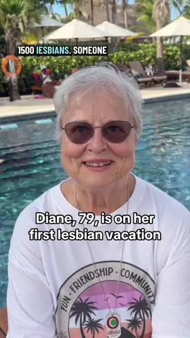 1500 Iesbians 👀 From nunnery to an all-Iesbian @Olivia Travel trip in Punta Cana — it only took Diane 60 years! Proof that it’s never too late to find community and start living authentically. ***Diane’s venm0 is Diane-Markel-1 for those asking! . . . #lovestory #ptown #elder #seniorcitizen #storytime @Diane Markel 