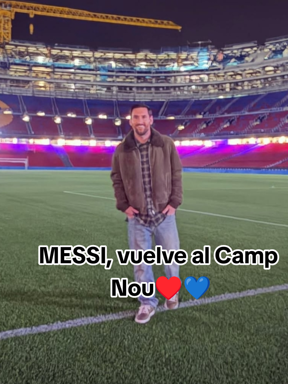 Messi, vuelve al Camp Nou💙♥️🥹 @fcbarcelona  #futbol⚽️ #barcelona #azulgrana #españa #messi 