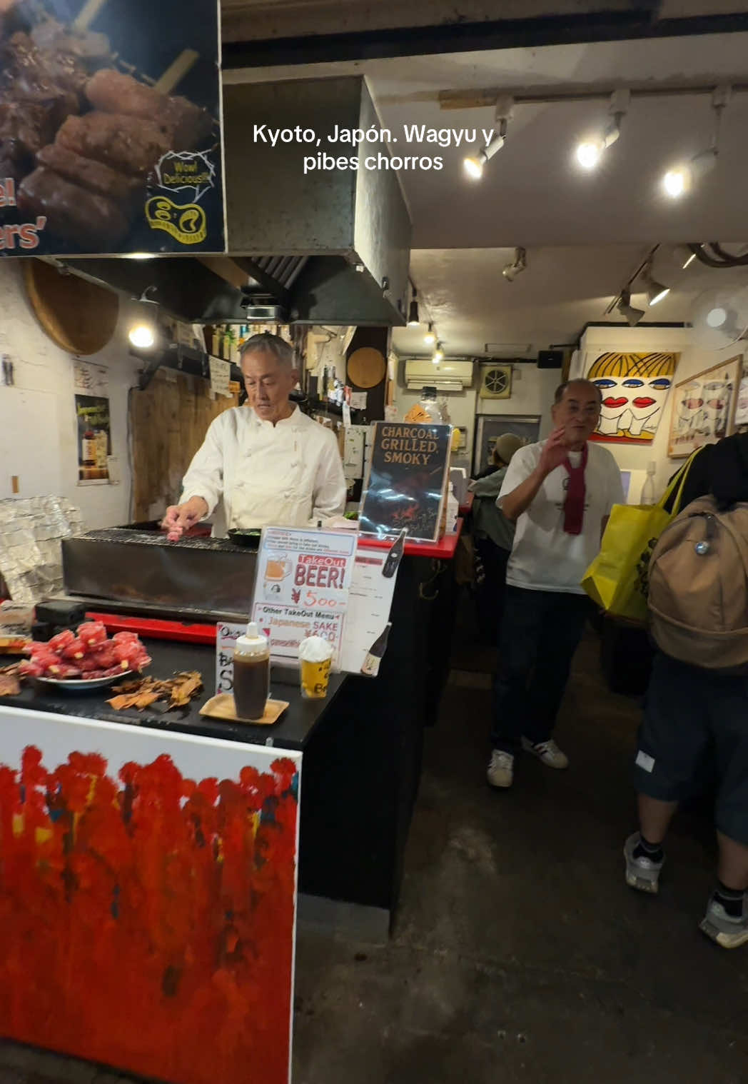 Kyoto, Japón. Wagyu y pibes chorros