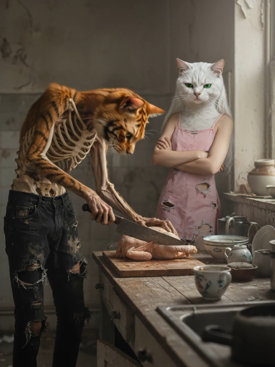 Orange Cat tests girlfriend#cat#catvideo#catstory#fyp