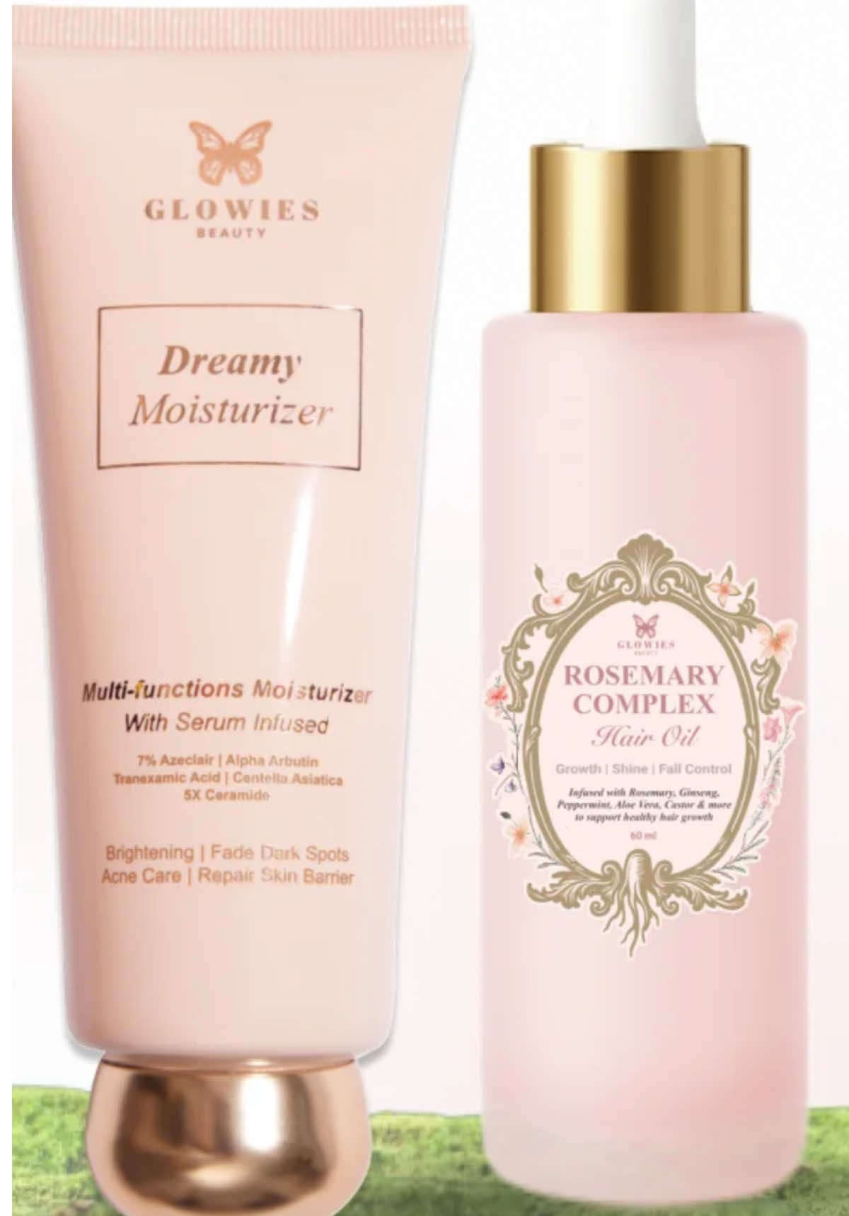 #glowies #glowiesbeauty #moisturizer #hairoil #dindakirana 