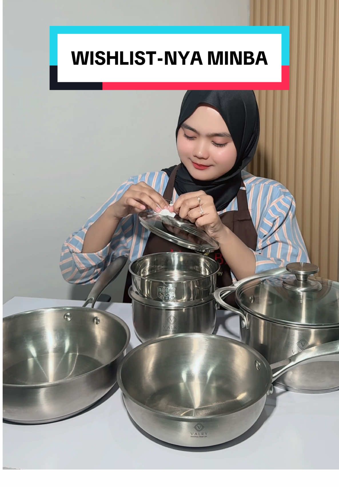 kalau pancinya se cakep ini, jd syg pake nya wkw #mayba  #panciset #promomakan1111 #fyp #stainless 