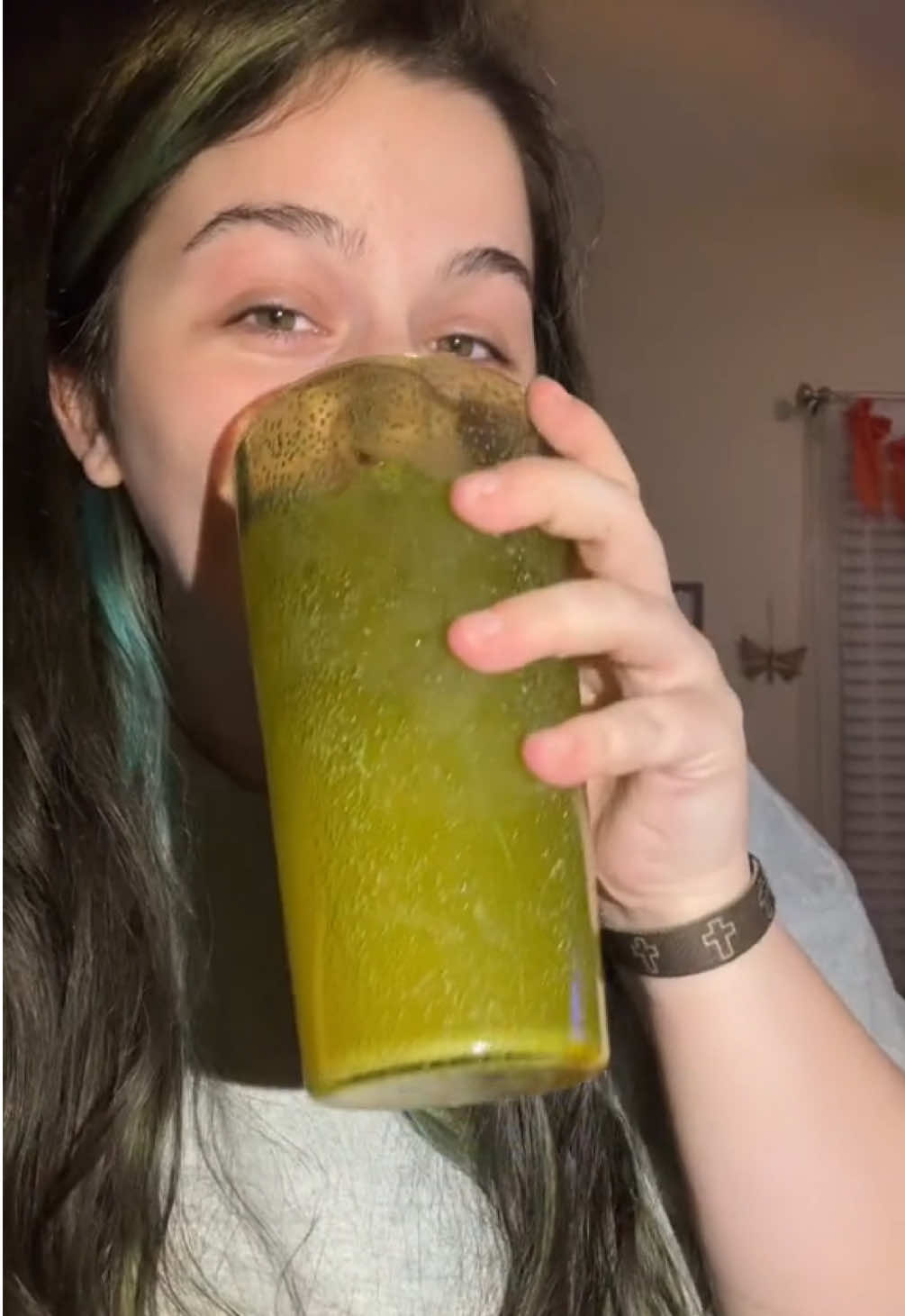 Testing this after pizza bc why not 😂 #debloat #promix #wellnessfinds #probiotics #guthealth @Promix Nutrition 