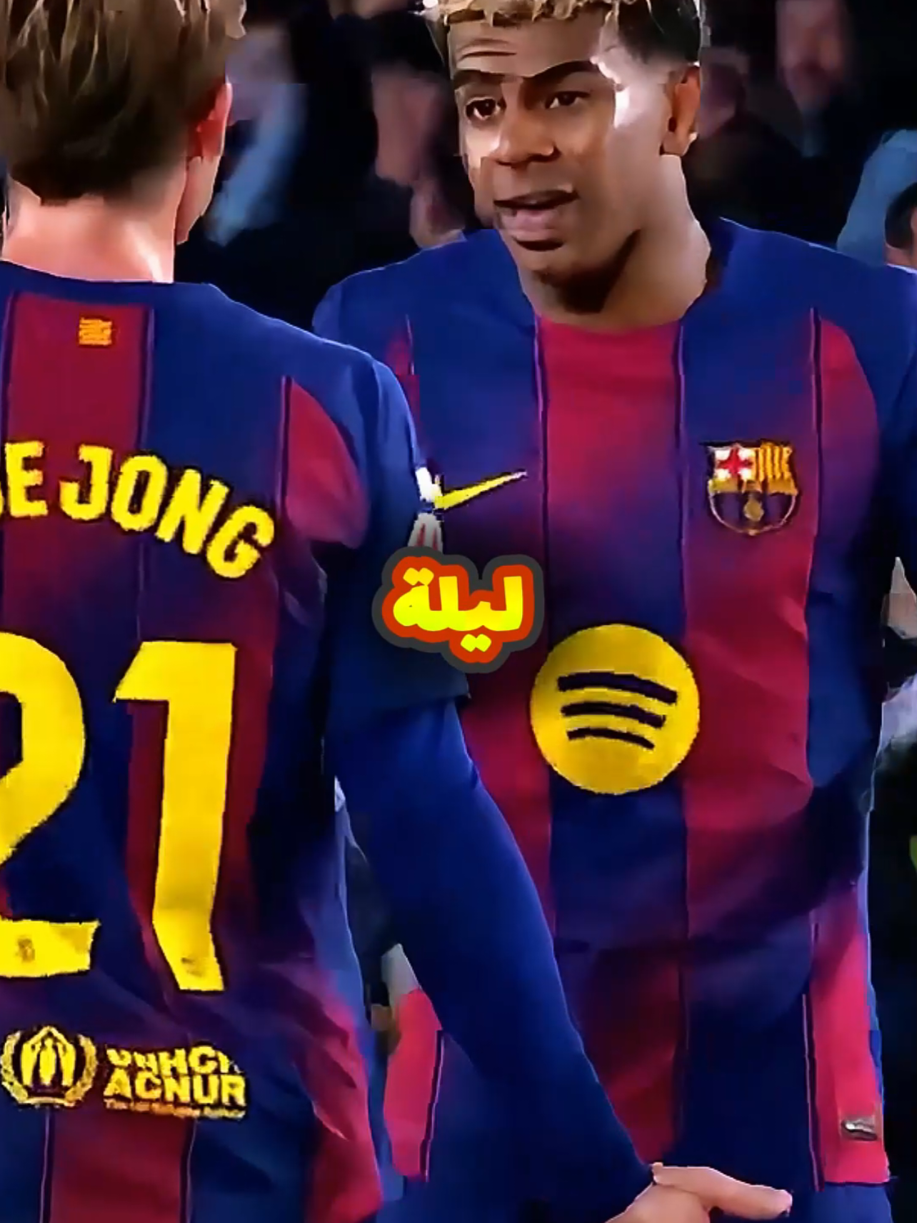 ما حدث بين يامال ولاعبي برشلونة بعد هدف سيلتا فيغو لا يُصدق!😱🫢 في لحظة غضب نادرة، ظهر يامال وهو يصرخ ويوجه زملاءه داخل الملعب بعد انهيار الدفاع أمام سيلتا فيغو! لقطات كشفت شخصية مختلفة تمامًا للجوهرة الشابة، وتطرح سؤالًا كبيرًا: هل أصبح لامين يامال القائد الحقيقي في برشلونة رغم عمره الصغير؟ #لامين_يامال​ #برشلونة​ #سيلتا_فيغو​ #الدوري_الإسباني #fcbarcelona 