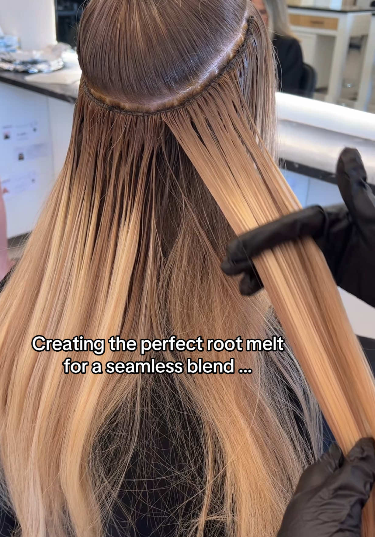 Get certified today! Habitextensionmethod.com🌟 @Anna Woodring #hairextensions #hairextensionspecialist #hairextensiontraining #orangecounty 