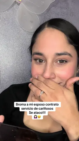 Broma a mi esposo contrato servicio de cariñosos se ataco!😱 🤦🏻‍♀️❤️😂 #couple #pareja #risa #humor 