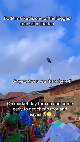 Bode market in Ibadan 