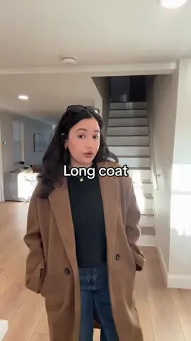 the cutest long coat. Love it so much #wintercoat #longcoat 