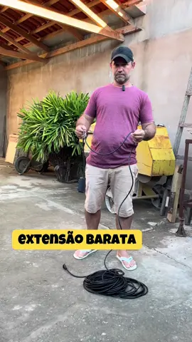 Extensão elétrica cabo pp 2x2,5mm 