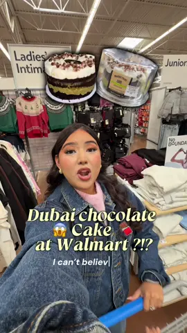 @Walmart you keep surprising me in the best way possible 😍 #walmart #walmartfinds #dubaichocolate #dubaichocolatebar #walmartshopping 