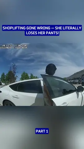Shoplifting Gone Wrong — She Literally Loses Her Pants! #bodycam #cops #police #foryou 