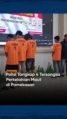 Polres Pamekasan berhasil mengungkap kasus pembunuhan yang terjadi di depan Masjid Jamik Asy-Syuhada pada Minggu, 9 November 2025. Berdasarkan rilis resmi, peristiwa tersebut berawal dari sebuah kesalahpahaman yang kemudian berujung pada aksi pengeroyokan terhadap seorang terduga pelaku oleh korban bersama beberapa rekannya. Dalam rekaman CCTV terlihat situasi di mana terduga pelaku terdesak hingga akhirnya mengeluarkan senjata tajam. Ia kemudian menyerang sejumlah orang di lokasi kejadian. Akibat insiden itu, satu orang berinisial MD meninggal dunia, sementara tiga orang lainnya mengalami luka-luka.