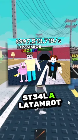 El creador de Steal a Brainrot acaba de eliminar un juego de memes latinos llamado Steal a Latamrot 😬 Dicen que Spyder Sammy lo borró por miedo a perder contra la comunidad hispana. 💀 #roblox #stealabrainot #spydersammy #latam 