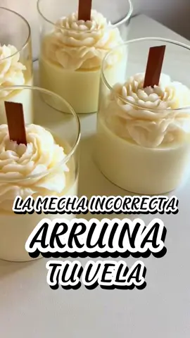 ¡Humea o se apaga! 😫 El 80% de los problemas es la MECHA incorrecta, este truco te ahorra plata y material, comentá MECHA 👇 para aprender la correcta 💡, seguinos para más tips, y para la capacitación profesional 👩‍💻 envíanos un mensaje privado ya mismo ✉️.  #velasartesanales  #velasaromaticas  #velasdecorativas  #velas #hechoconamor 