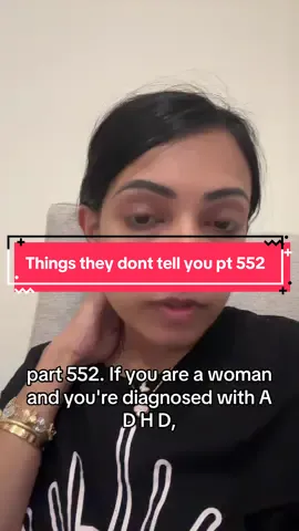 Things they don’t tell you pt 552  Women with ADHD #adhd #adhdtiktok #adhdinwomen #pms 