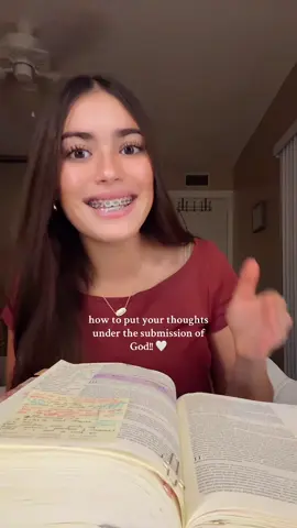 controlling your thoughts as a christian! just to clarify “godly warfare” could be anything from prayer and fasting to attitudes like love, truth, and faith which we can use to combat the enemies attempts to make us sin. love you guys peace out #godlovesyou #biblestudies #godbless #christianteen #christianteentiktok 