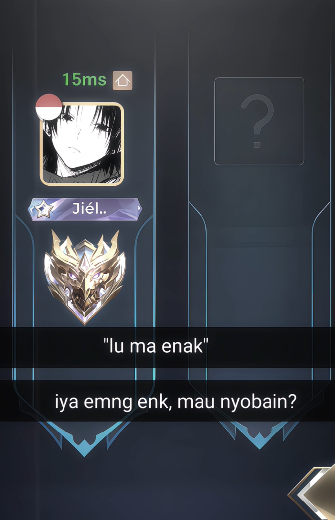 #jielwkwkk guwendeng😹 cr:@lyvael_  #mlbb #mlbbcreatorcamp #foryou 