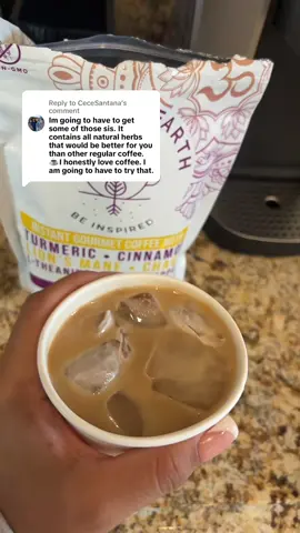 Replying to @CeceSantana I had to make me another cup of this #gratefulearthcoffee today, this is truly a great taste with no coffee crash the next day #mushroomCoffee is my fav! #ashwagandhacoffee #tiktokshopblackfriday #coffee that is good for you! 